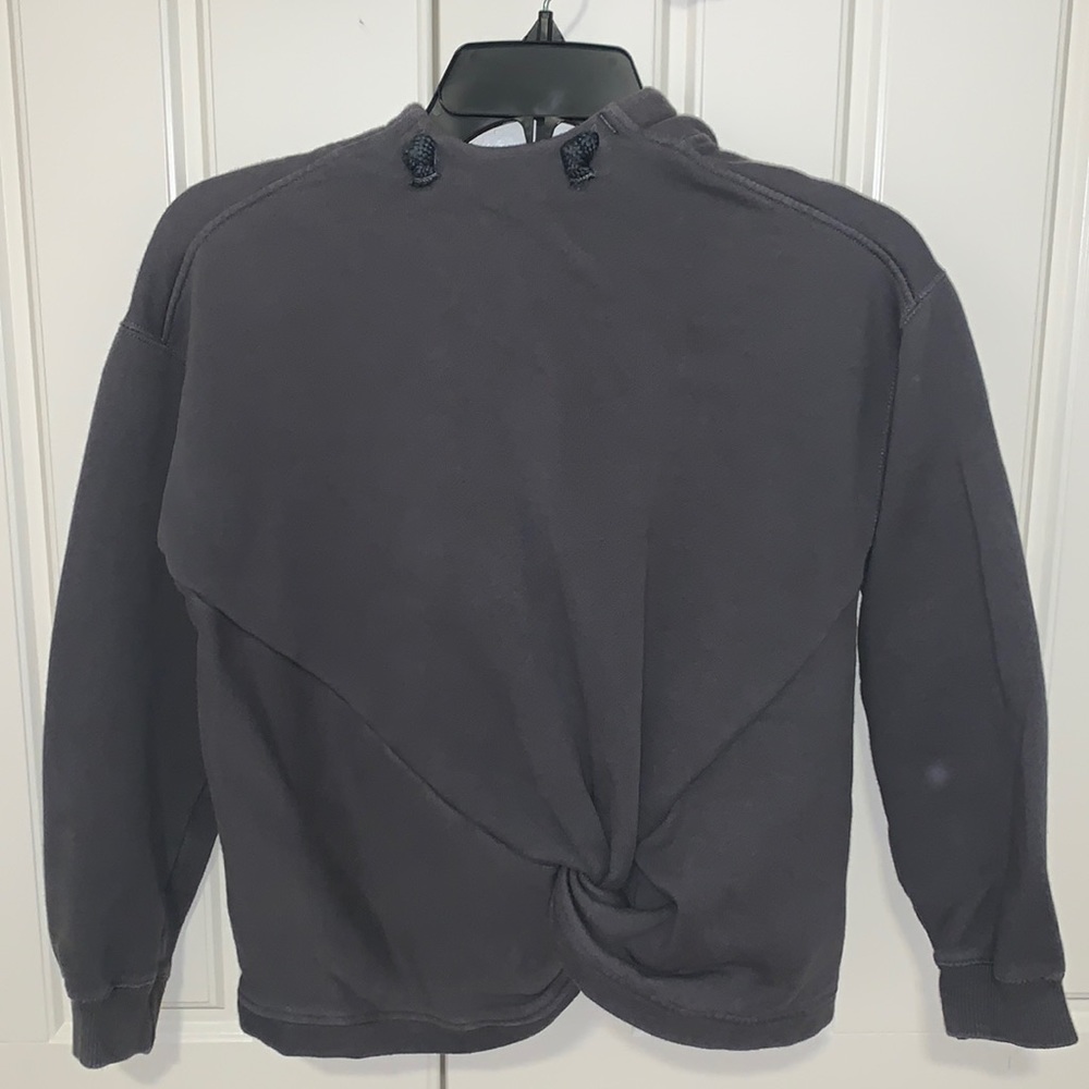 zara girls knot hoodie size 11/12 never worn